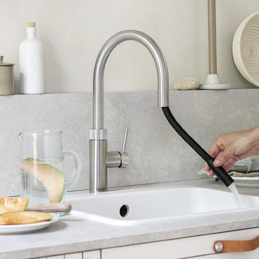 Quooker Flex Round kokend- en warm waterkraan