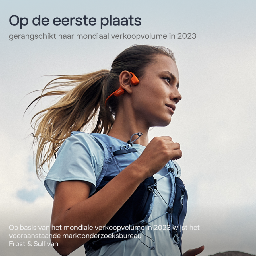 Shokz OpenRun Pro 2 Oranje on-ear hoofdtelefoon