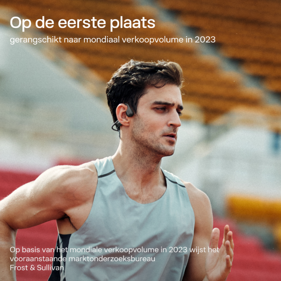 Shokz OpenRun Pro 2 Mini Zwart on-ear hoofdtelefoon