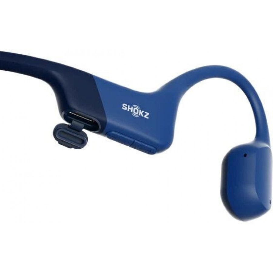 Shokz OpenRun USB-C Blauw on-ear hoofdtelefoon