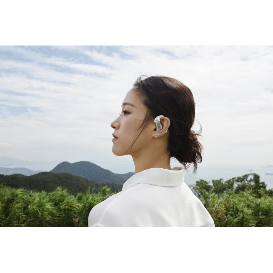 Shokz OpenFit Pro - Wit in-ear hoofdtelefoon