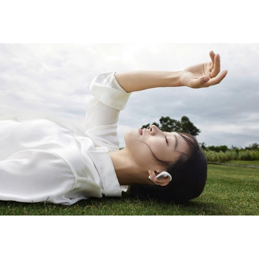 Shokz OpenFit Pro - Wit in-ear hoofdtelefoon