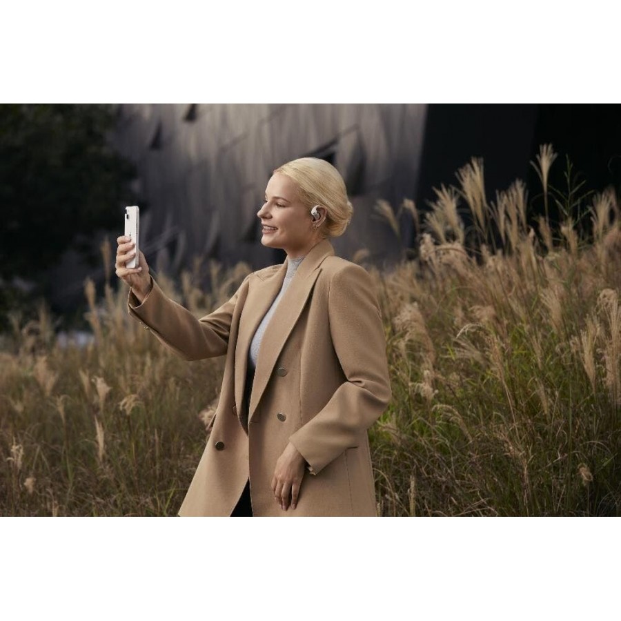 Shokz OpenFit Pro - Wit in-ear hoofdtelefoon