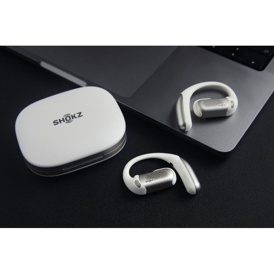 Shokz OpenFit Pro - Wit in-ear hoofdtelefoon
