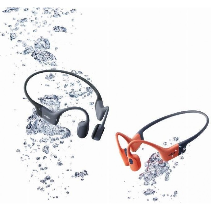 Shokz OpenSwim Pro USB-C Grijs on-ear hoofdtelefoon