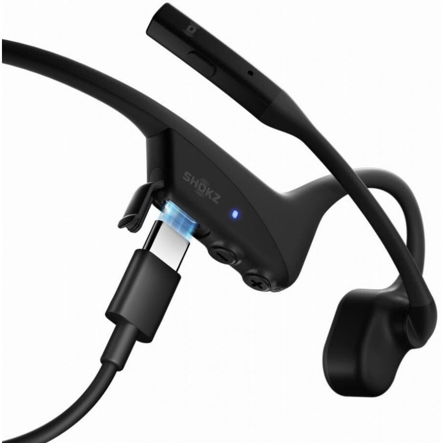 Shokz OpenComm2 Zwart on-ear hoofdtelefoon