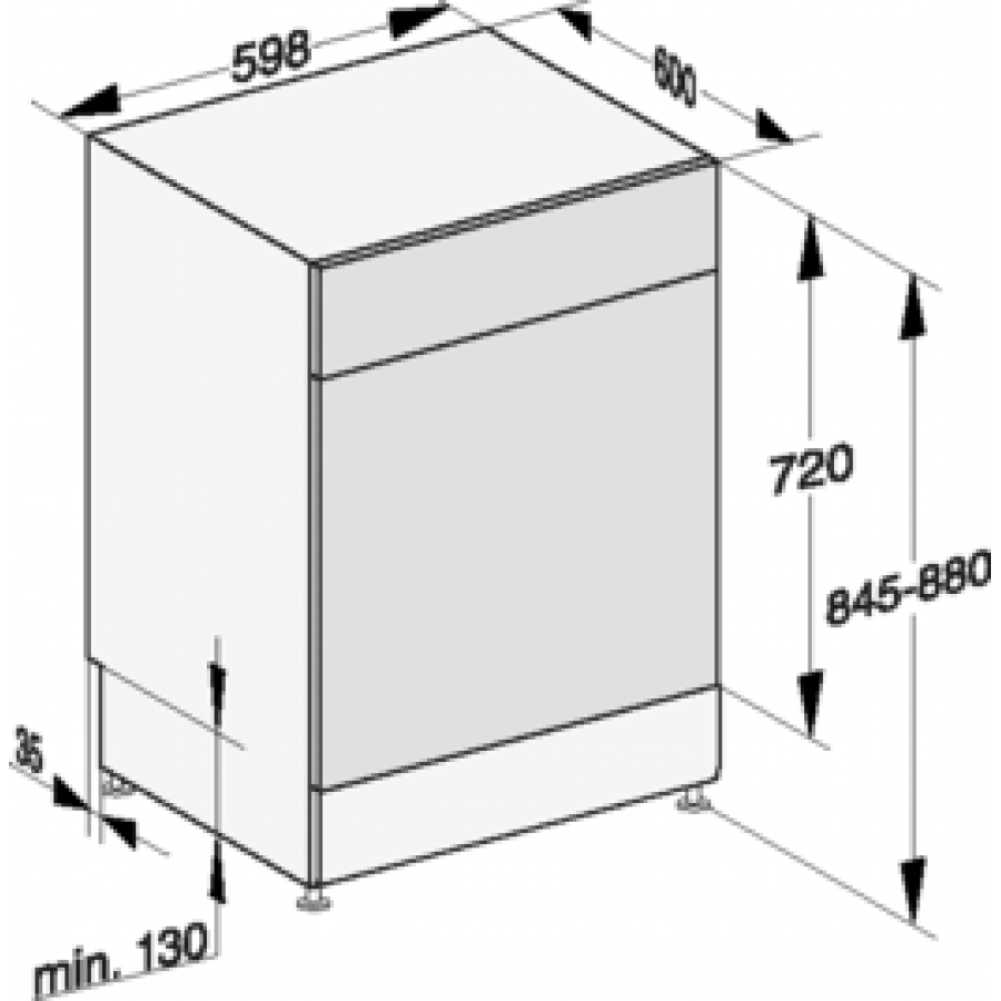 Miele G 7040 SC AutoDos vrijstaande vaatwasser