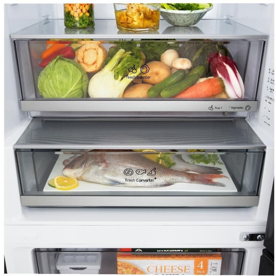 LG GBBW322AEV vrijstaande koel-vriescombinatie