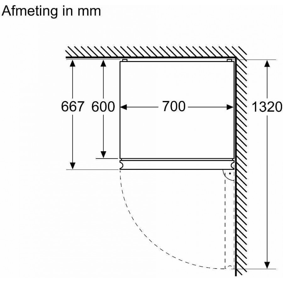 Siemens KG36NVXBG vrijstaande koel-vriescombinatie
