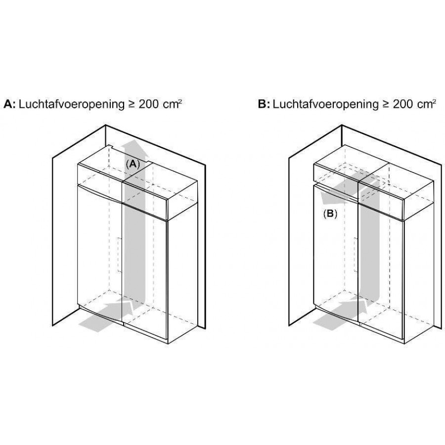 Bosch KSN36VCCG vrijstaande koelkast