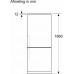 Bosch KGN362I1F vrijstaande koel-vriescombinatie