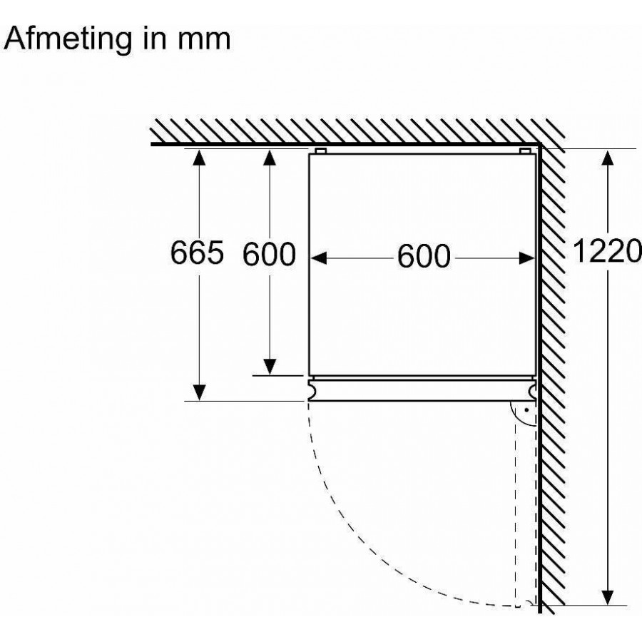 Bosch KGN362I1F vrijstaande koel-vriescombinatie