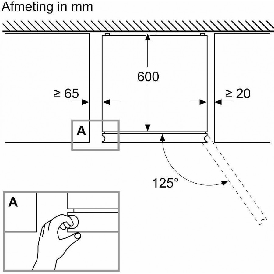 Bosch KGN362I1F vrijstaande koel-vriescombinatie