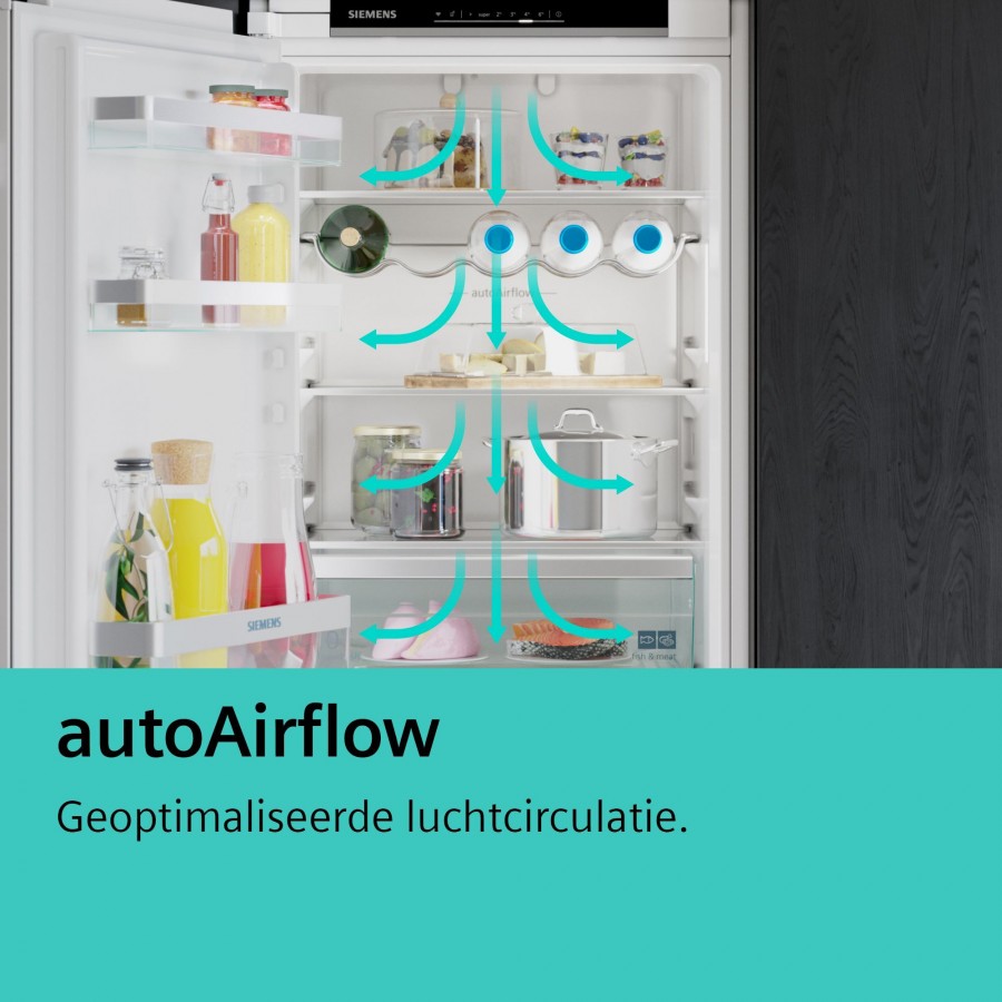Siemens KI87VVFE1 inbouw koel-vriescombinatie