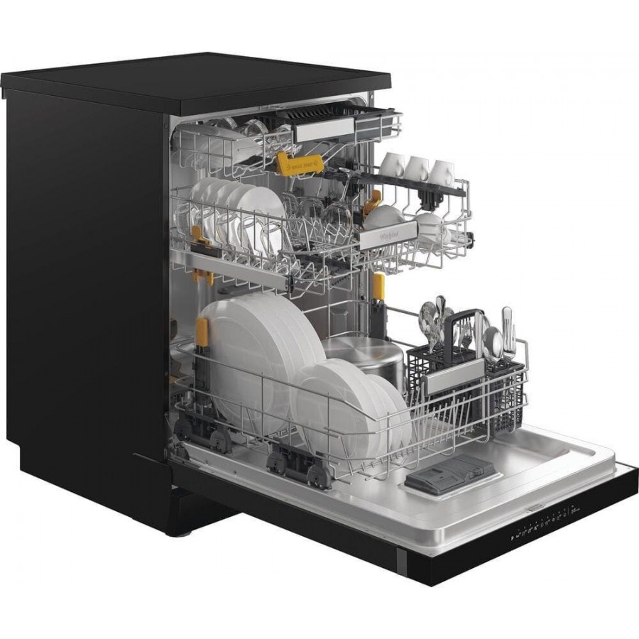 Whirlpool W8F HP51BS vrijstaande vaatwasser