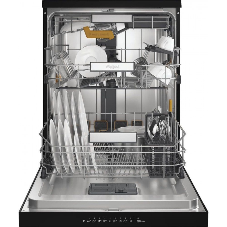 Whirlpool W8F HP51BS vrijstaande vaatwasser
