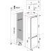 Whirlpool WHC20 T352 inbouw koel-vriescombinatie