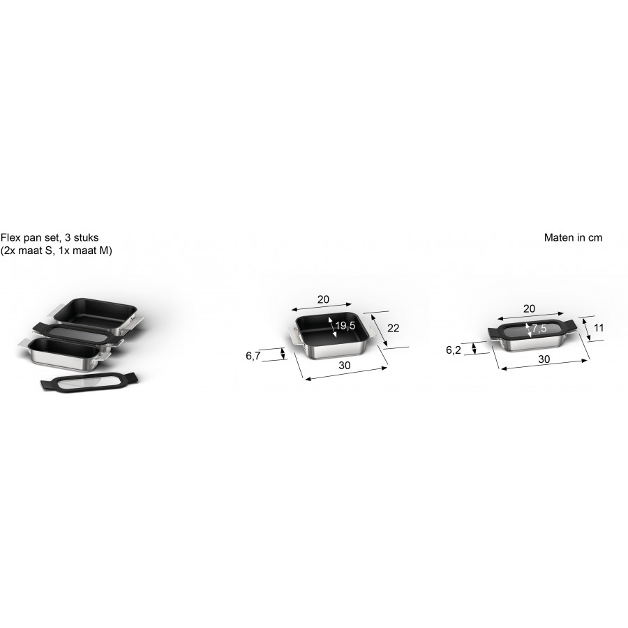 Siemens HZ9FF030 pannenset