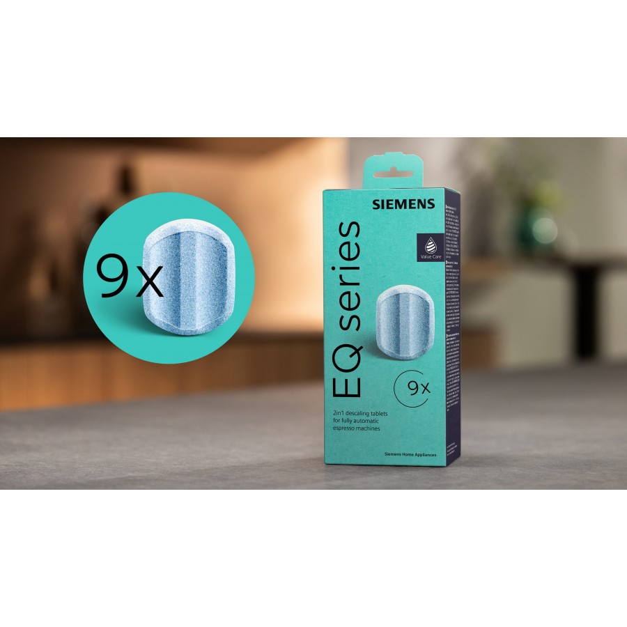 Siemens TZ80032A ontkalkingstabletten voor koffieautomaten - 9 stuks