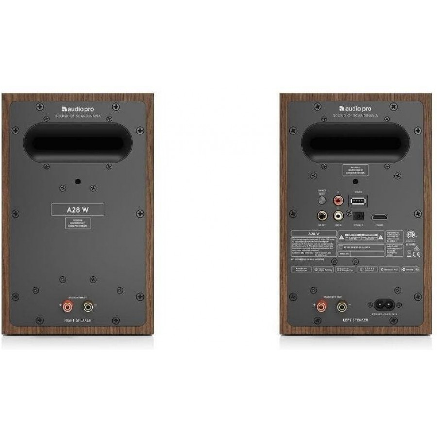 Audio Pro A28 W-Series - Walnoot hifi luidspreker