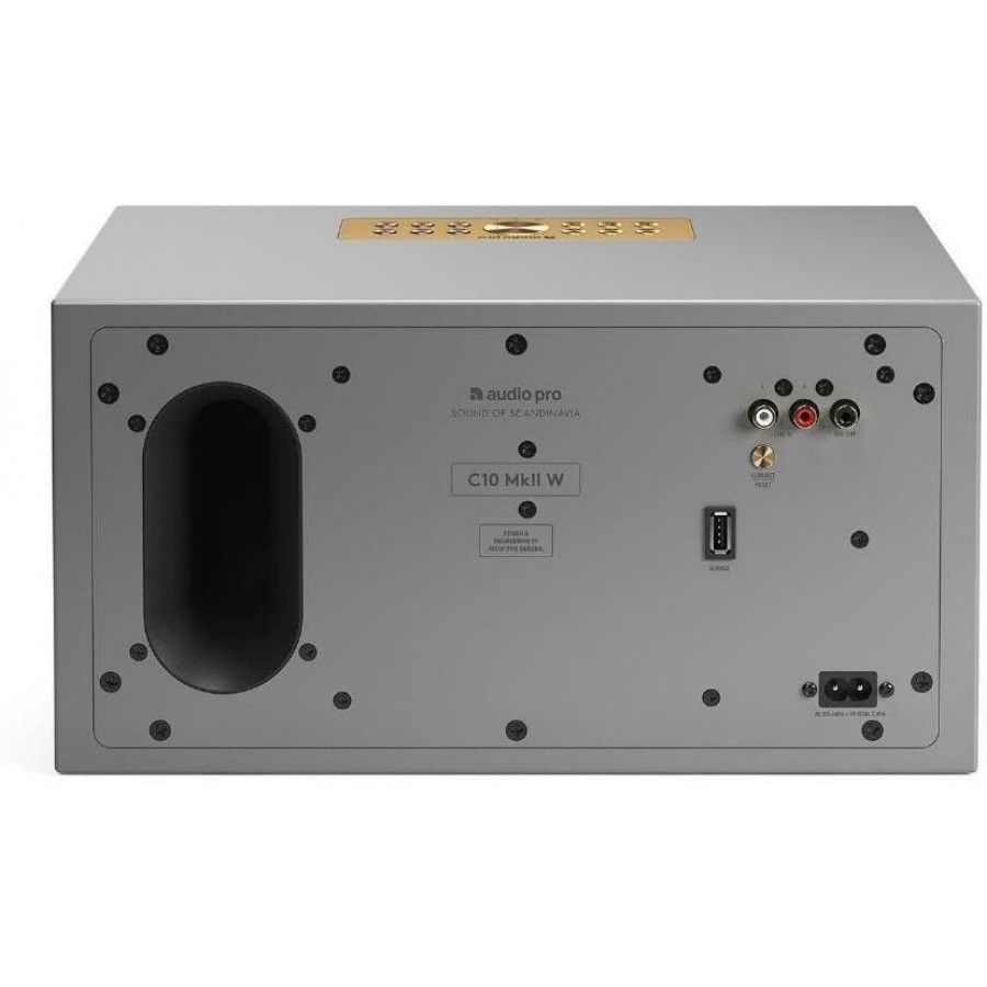 Audio Pro C10 W-Series - Grijs multiroom luidspreker