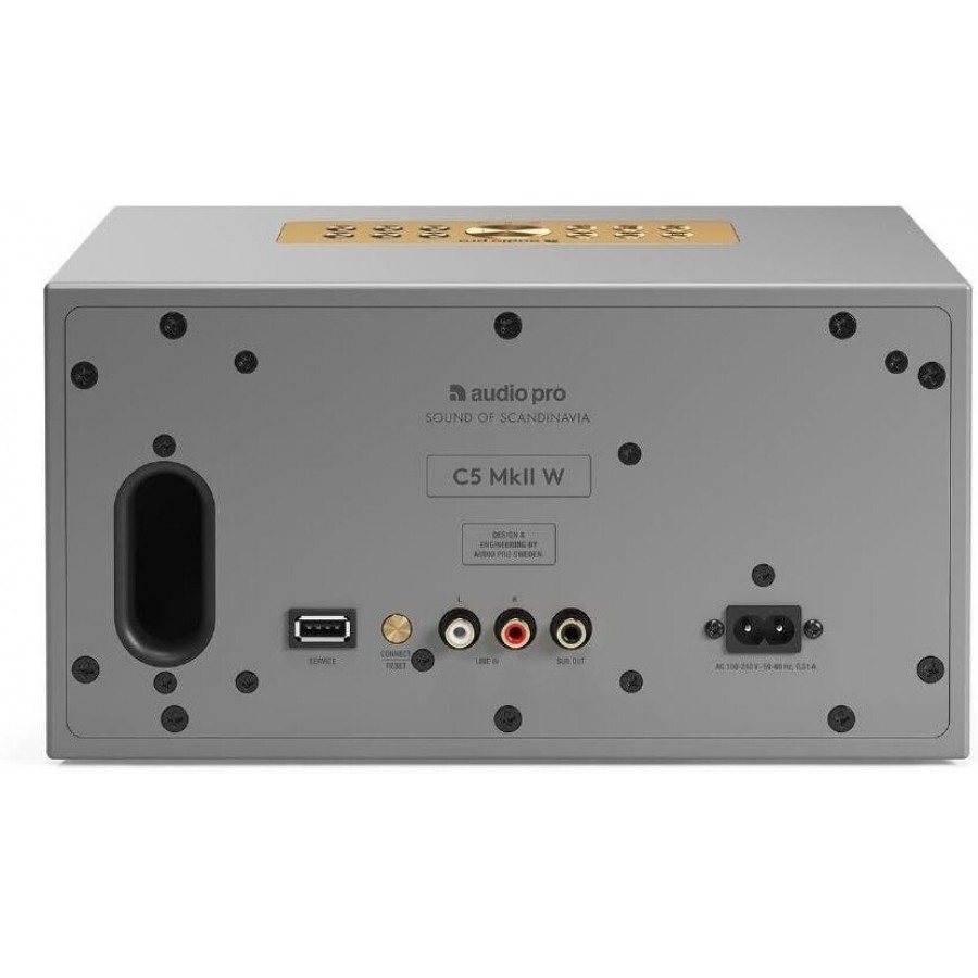 Audio Pro C5 W-Series - Grijs multiroom luidspreker