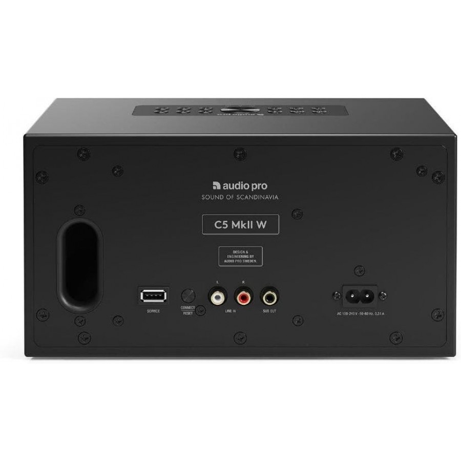 Audio Pro C5 W-Series - Zwart multiroom luidspreker