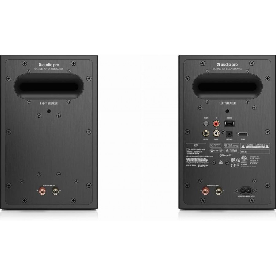 Audio Pro A28 Smart Multiroom - Zwart hifi luidspreker