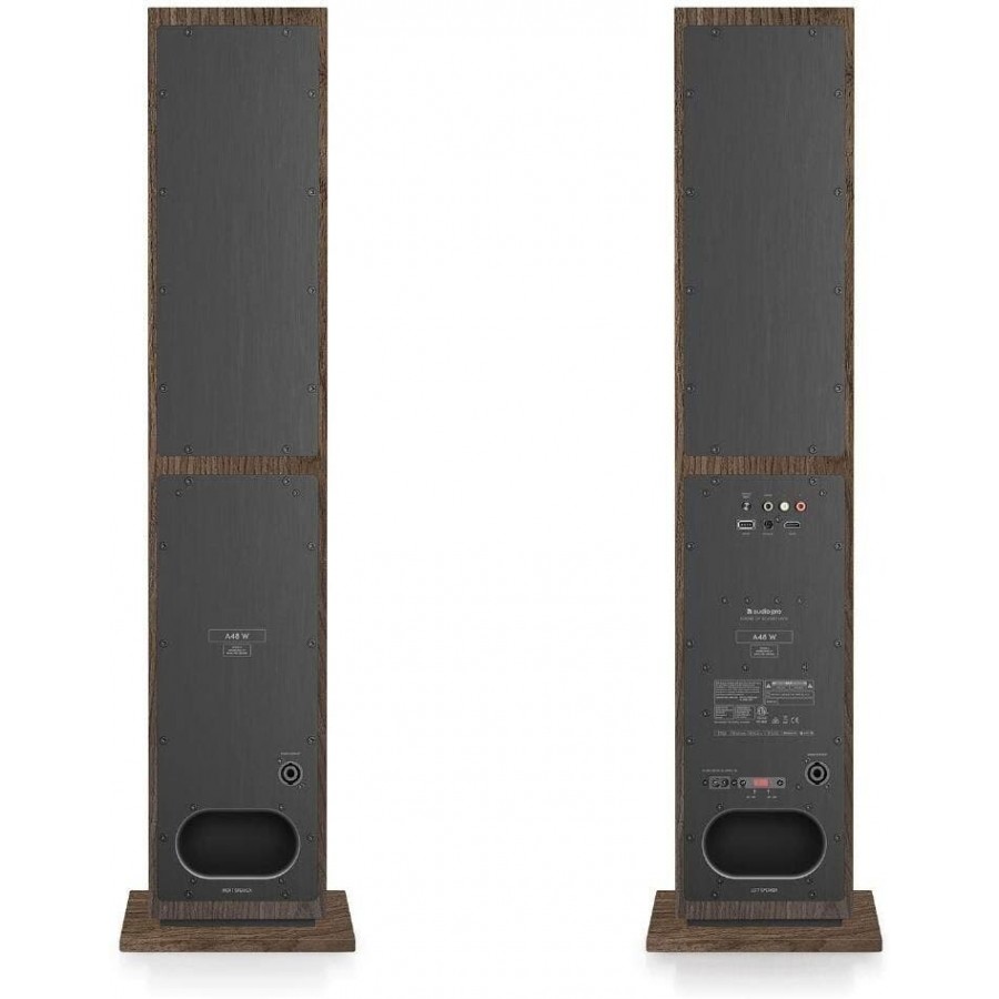 Audio Pro A48 W-Series - Walnoot hifi luidspreker