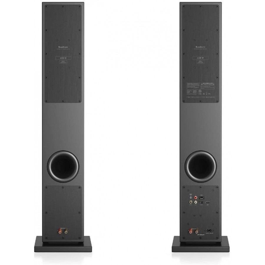 Audio Pro A38 W-Series - Zwart hifi luidspreker
