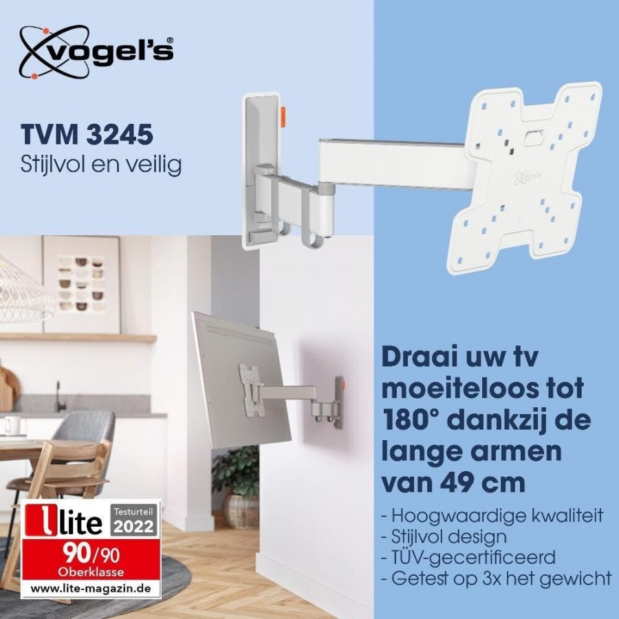 Vogels TVM 3245 - Wit Televisiebeugel