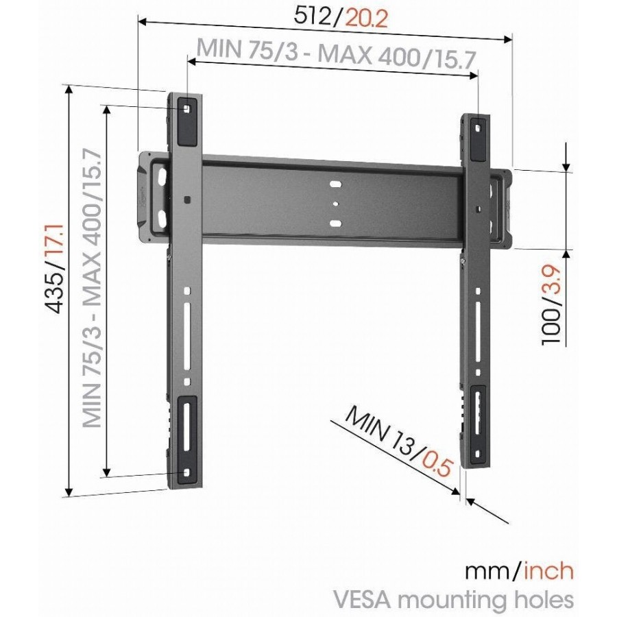 Vogels ELITE TVM 5505 ULTRA SLIM 32-77" Televisiebeugel