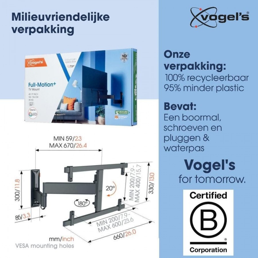 Vogels TVM 3665 Draaibare OLED TV-beugel