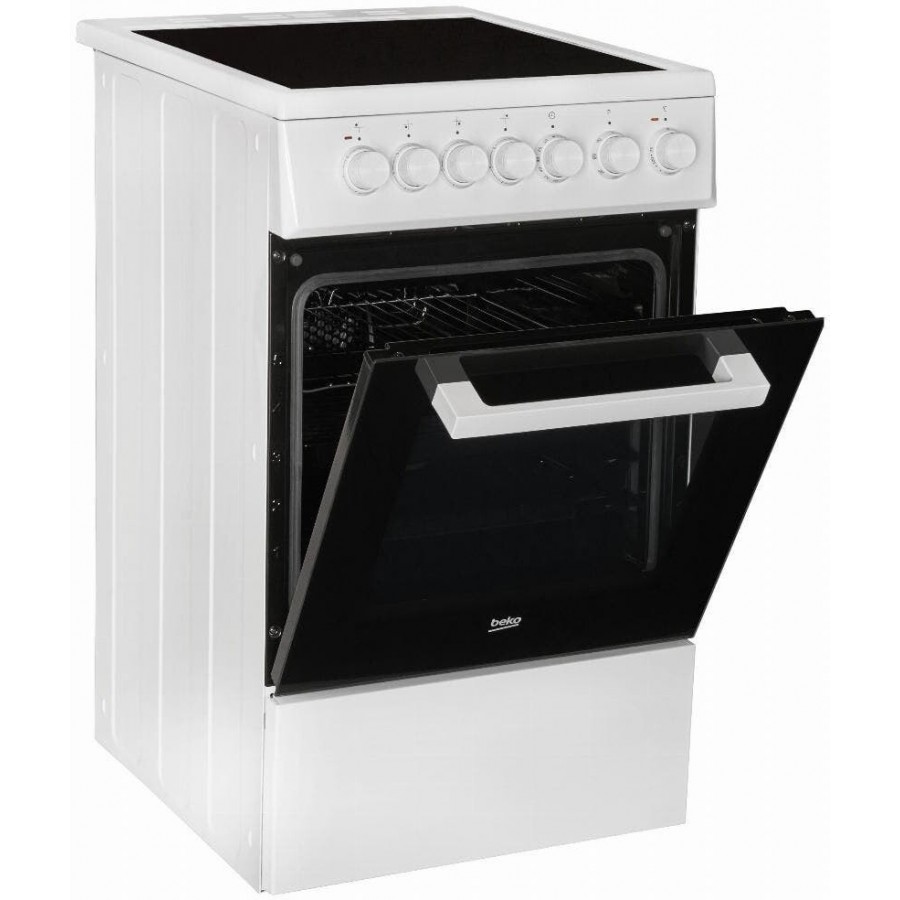 Beko FSM57100GW keramisch fornuis