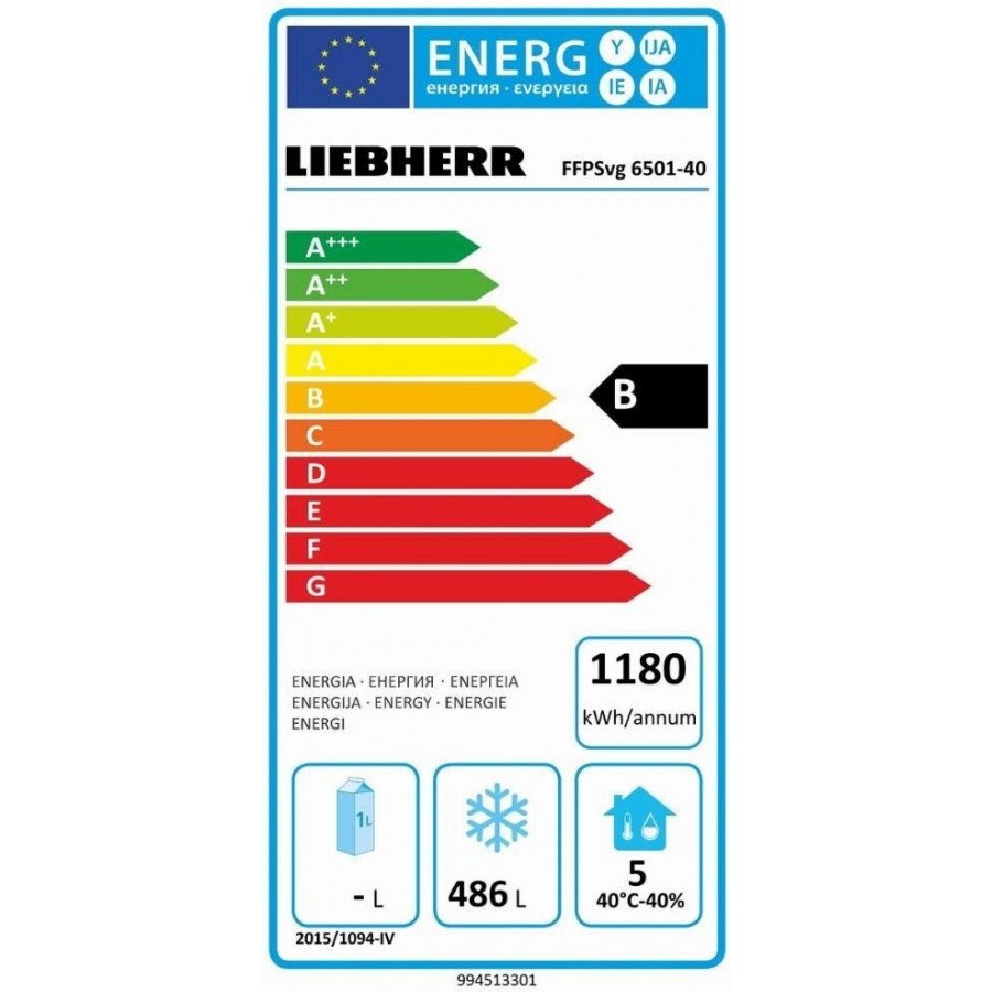 Liebherr FFPSvg 6501-40 professionele vrijstaande vrieskast