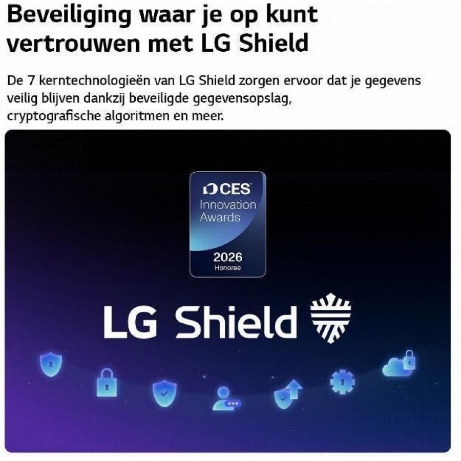 LG OLED 4K 65" B6E (2026) OLED televisie
