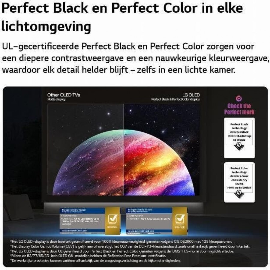 LG OLED 4K 65" B6E (2026) OLED televisie