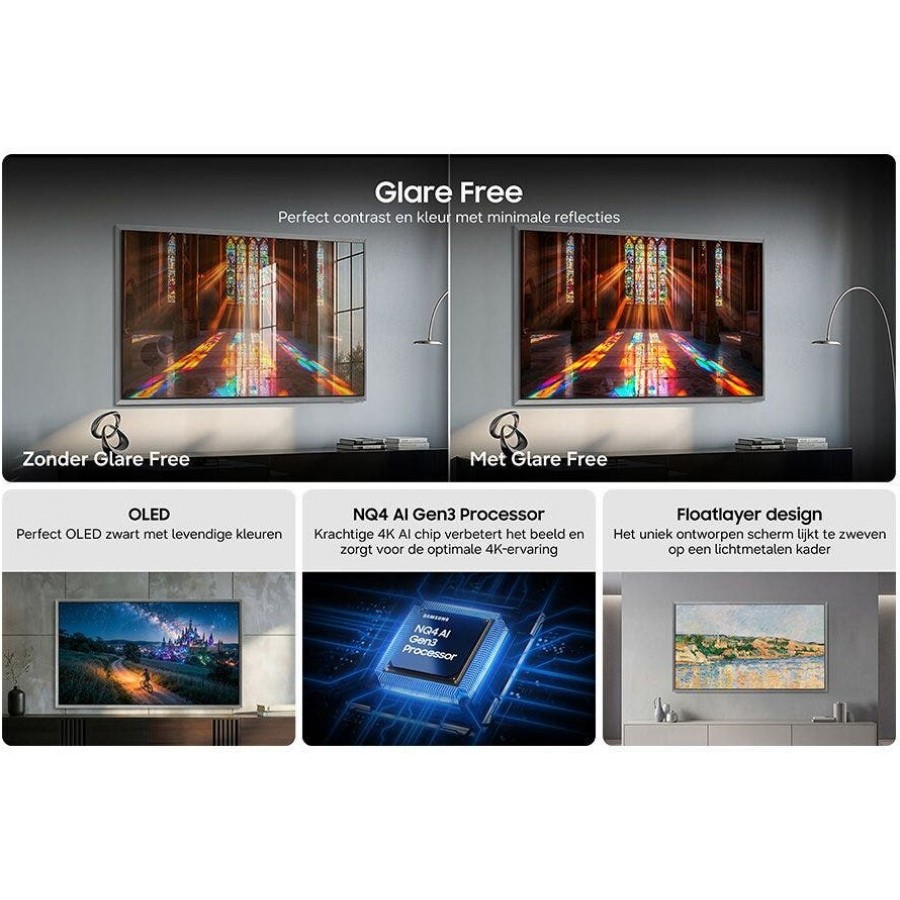 Samsung 83” OLED 4K S99H (2026) OLED televisie