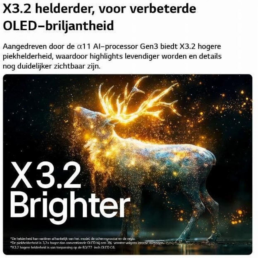 LG OLED 4K 77" C69 (2026) OLED televisie