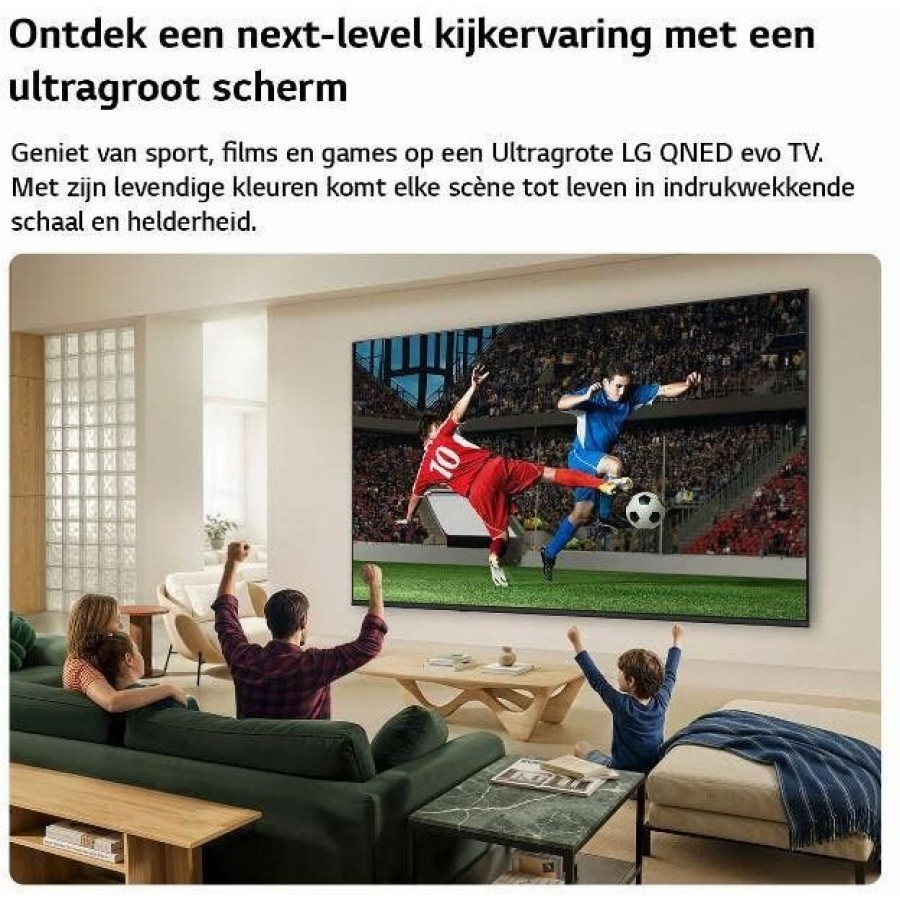 LG MiniLED 4K 75"  QNED72 (2026) LED televisie
