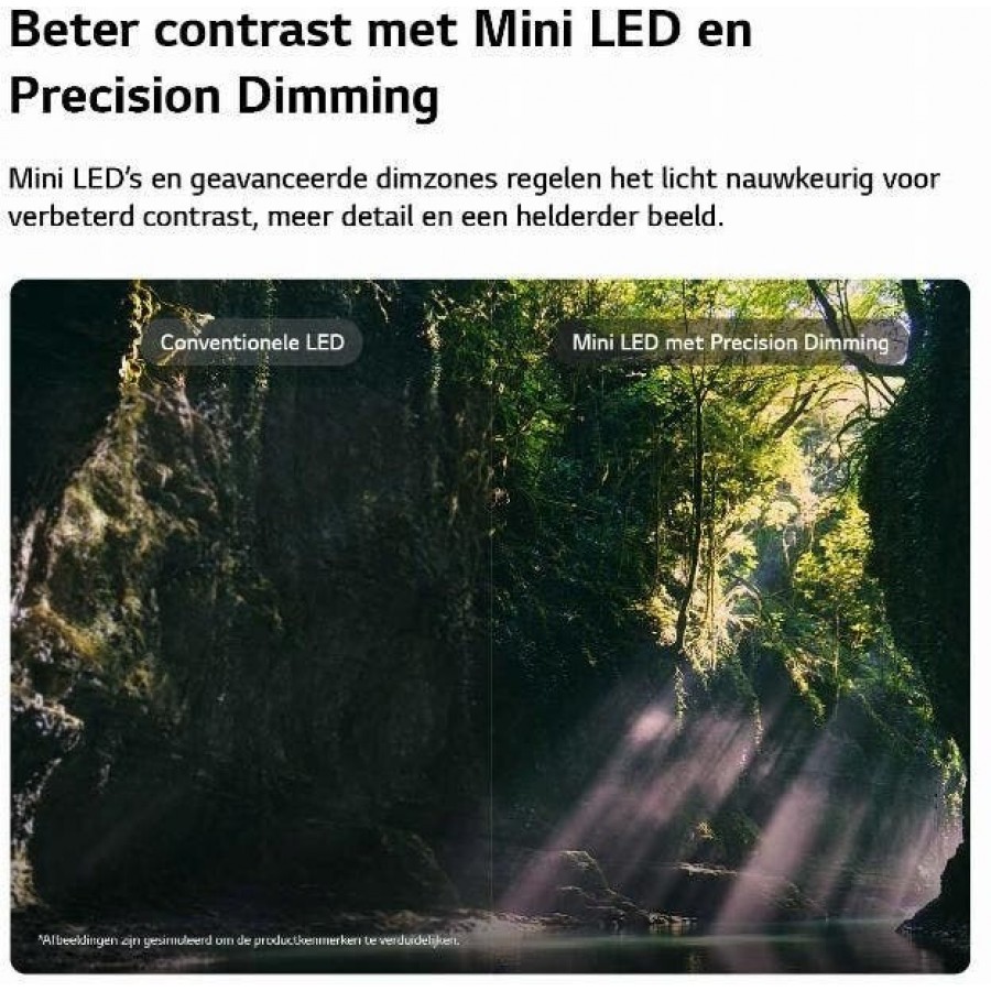 LG MiniLED 4K 86"  QNED87 (2026) LED televisie