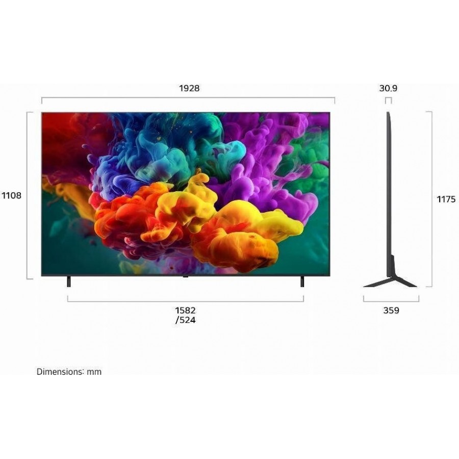 LG MiniLED 4K 86"  QNED87 (2026) LED televisie
