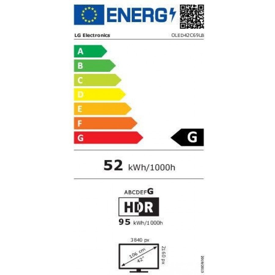LG OLED 4K 42" C69 (2026) OLED televisie