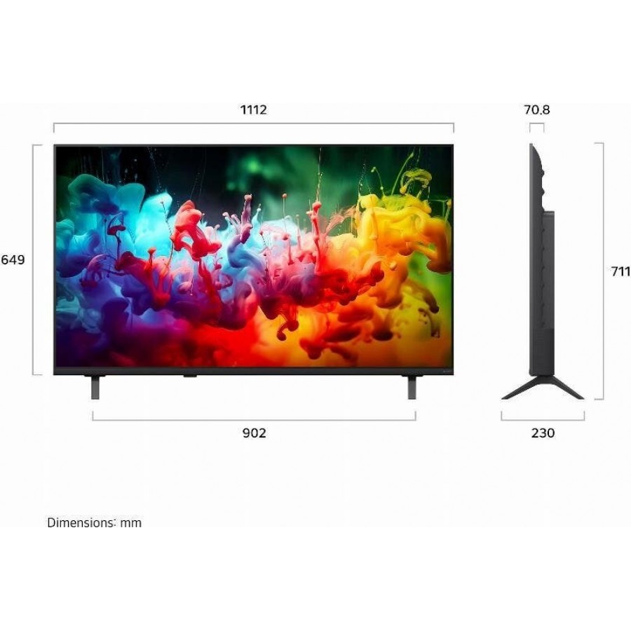 LG MiniLED 4K 50"  QNED72 (2026) LED televisie