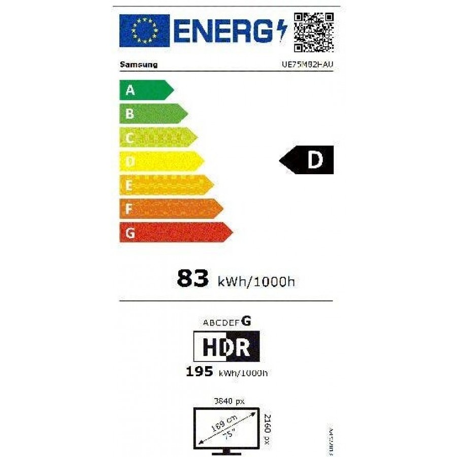 Samsung 75" Mini LED 4K M82H (2026) QLED televisie