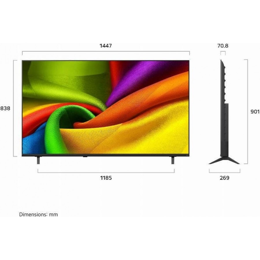 LG NANO 4K 65" NU900 (2026) LED televisie