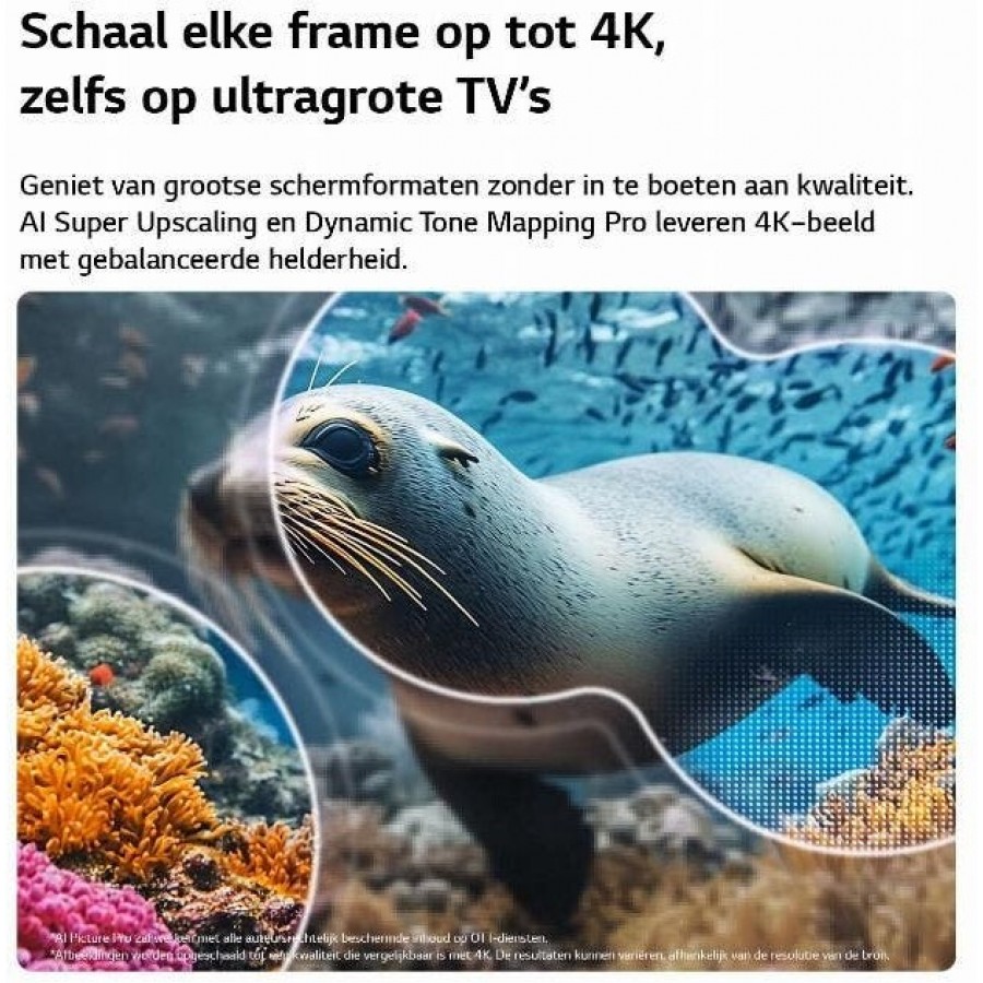 LG NANO 4K 85" NU900 (2026) LED televisie