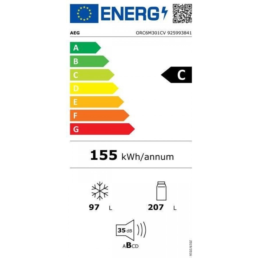 AEG ORC6M301CV 6000 TwinTech vrijstaande koel-vriescombinatie | Electro World Offermans
