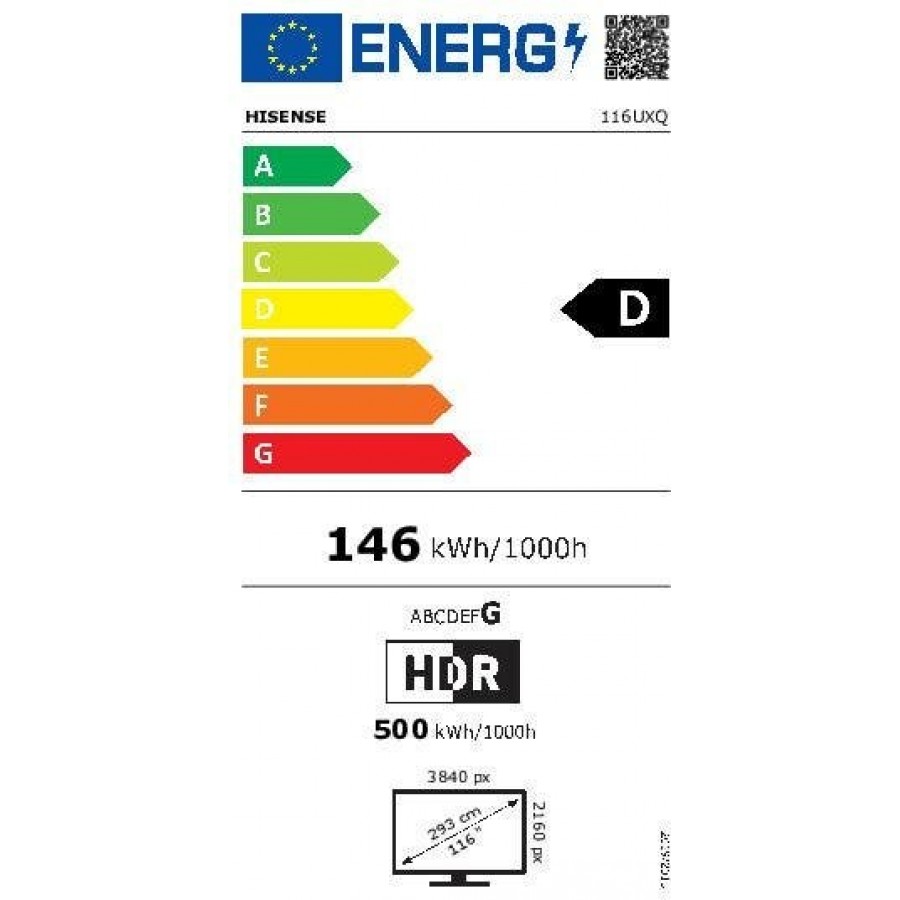 Hisense 116UXQ (2026) QLED televisie