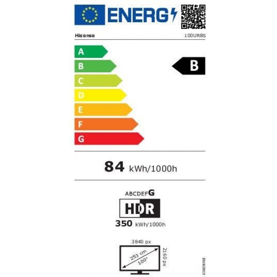 Hisense 100UR8S (2026) LED televisie